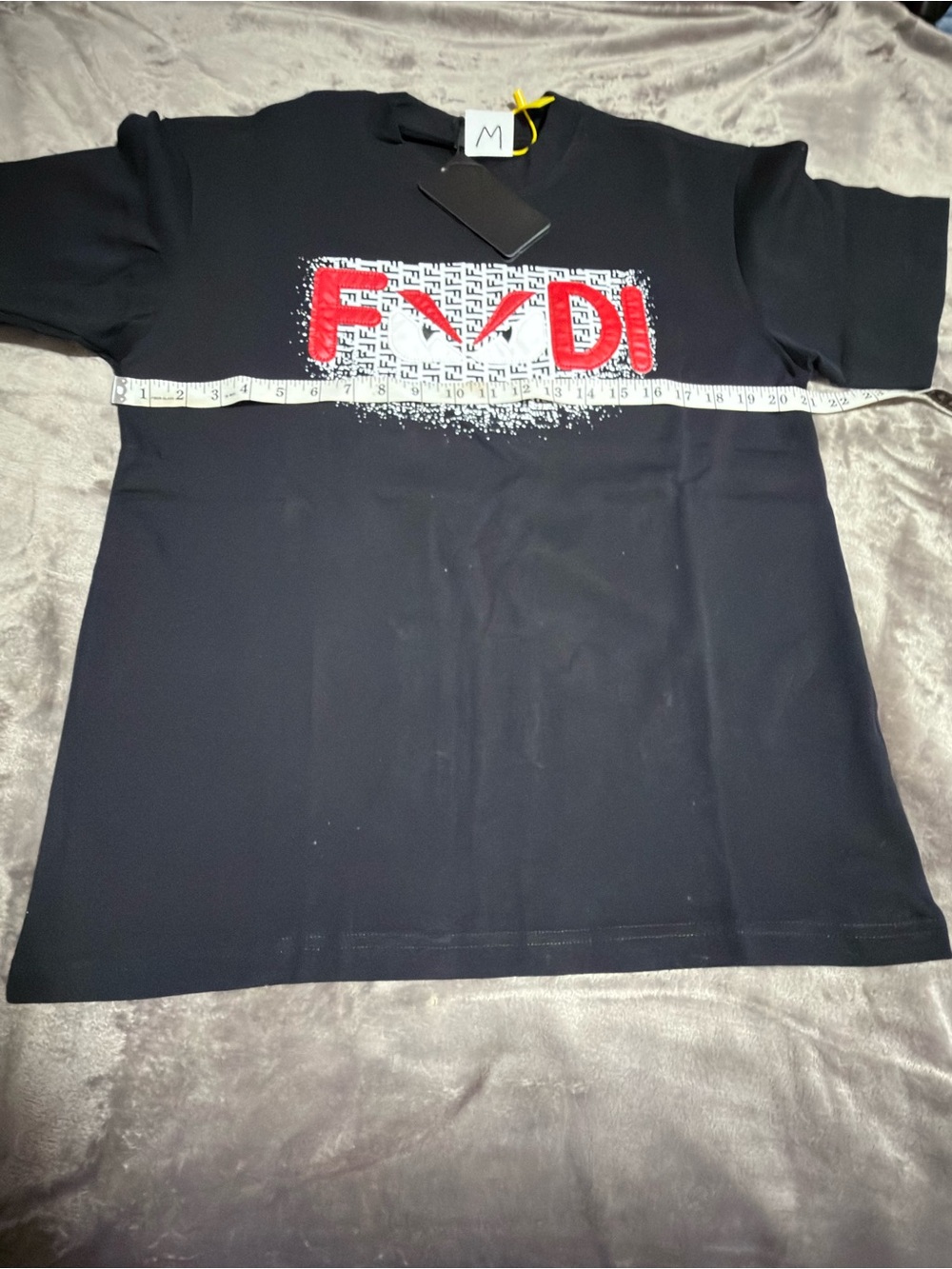 Black Short-Sleeve Tee with Red Logo Graphic - Picture 5 of 5